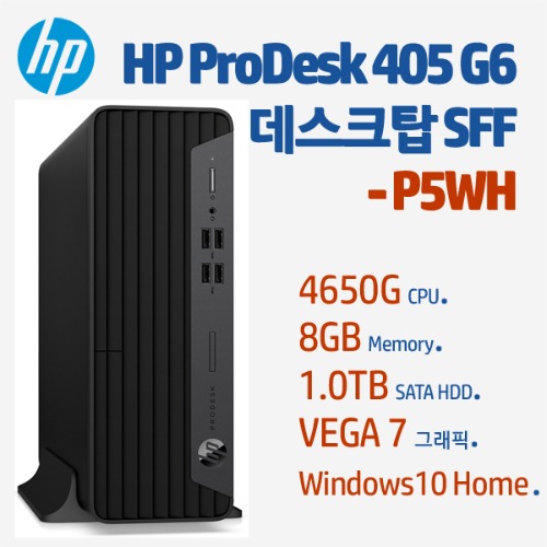 HP ProDesk 405 G6 데스크탑 SFF PC-P5WH